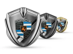 Porsche Badge Logo Custom Stile Minimal Universale